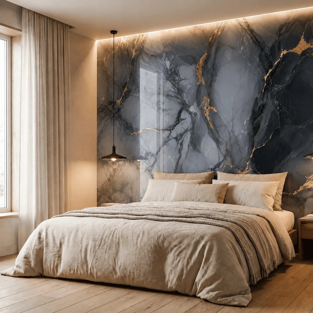Selbstklebendes Marmor-Wandpaneel – Verwandeln Sie Ihren Raum in nur 30 Minuten – (270 cm x 110 cm)